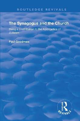 Book cover for The Synagogue and the Church