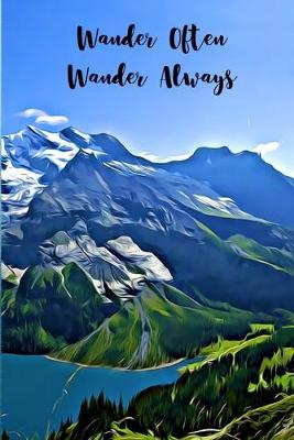 Book cover for The Wanderlust Travel Journal Adventures Await