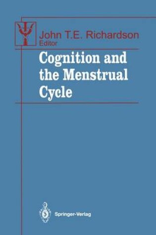 Cover of Cognition and the Menstrual Cycle