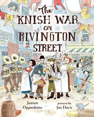 Book cover for The Knish War on Rivington Street
