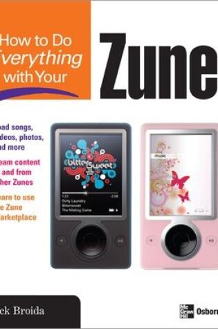 Cover of How to Do Everything with Your Zune