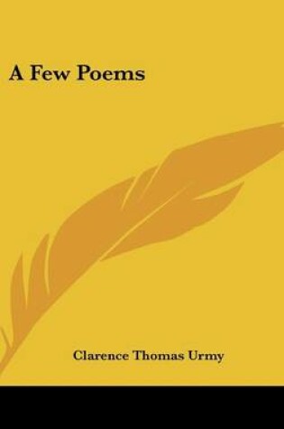 Cover of A Few Poems