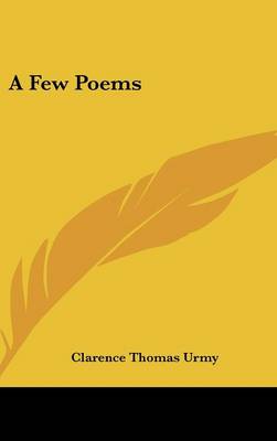 Book cover for A Few Poems