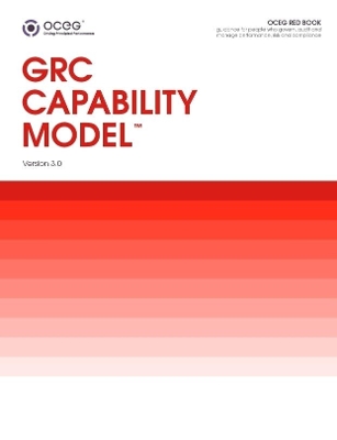 Book cover for GRC Capability Model (Red Book) in Paperback