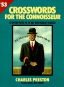 Book cover for Crosswords for the Connoisseur/No 53