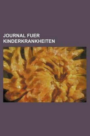 Cover of Journal Fuer Kinderkrankheiten (44-45)