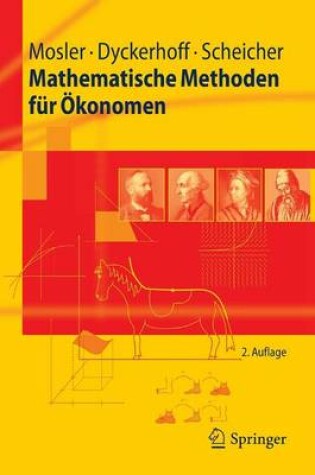 Cover of Mathematische Methoden Fur Okonomen