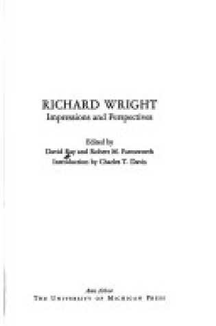 Cover of Richard Wright