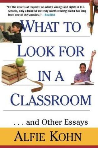 Cover of What to Look for in a Classroom