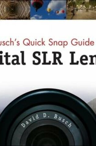 Cover of David Busch's Quick Snap Guide to Using Digital SLR Lenses