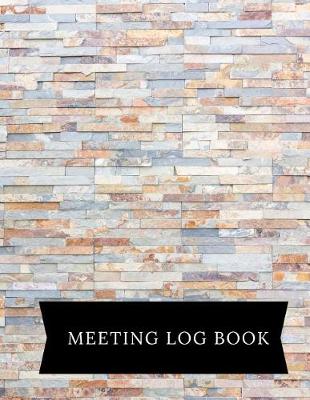 Book cover for Meeting Log Book