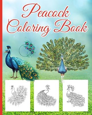 Book cover for Peacock Coloring Book