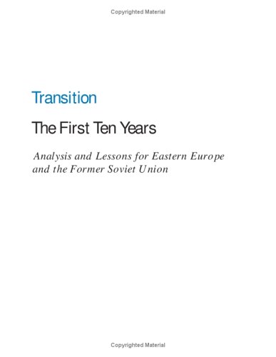 Book cover for Transition - the First Ten Years