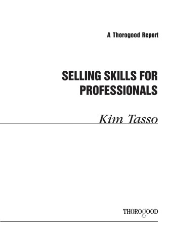 Book cover for Selling Skills for Frofessionals