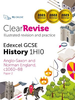 Book cover for ClearRevise Edexcel GCSE History 1HI0 Anglo-Saxon and Norman England, C1060-88