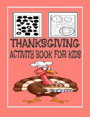 Book cover for Thanksgiving activity Book For Kids