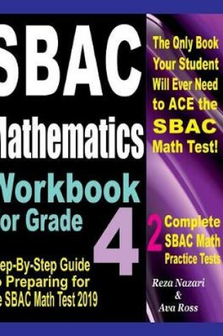 Cover of Sbac Mathematics Workbook for Grade 4