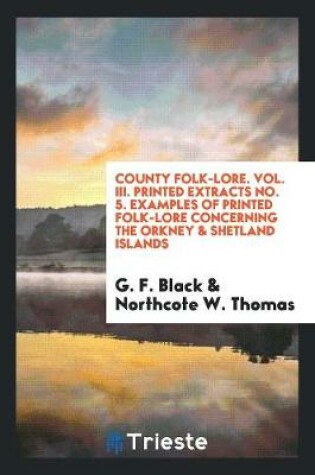 Cover of County Folklore