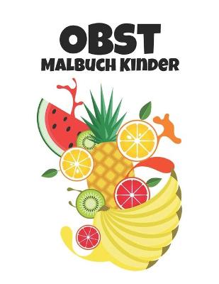 Book cover for Obst Malbuch Kinder