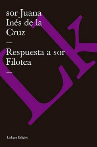 Cover of Respuesta a Sor Filotea