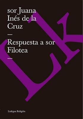 Cover of Respuesta a Sor Filotea