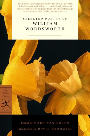 Cover of Selected Poetry of William Wordsworth
