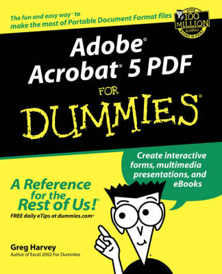 Book cover for Adobe Acrobat 5 PDF For Dummies