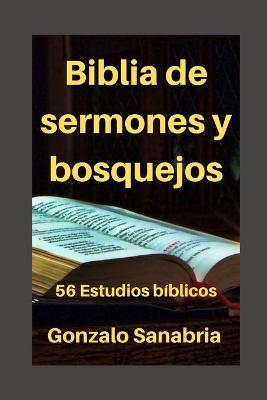 Book cover for Biblia de sermones y bosquejos