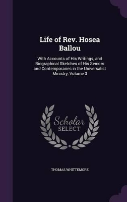 Book cover for Life of Rev. Hosea Ballou