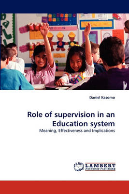 Book cover for Role of supervision in an Education system