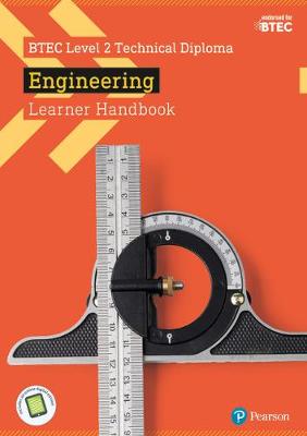 Book cover for BTEC Level 2 Technical Diploma Engineering Learner Handbook with ActiveBook