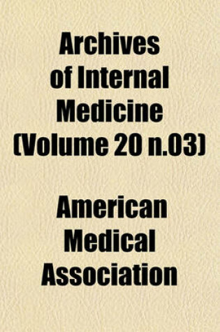 Cover of Archives of Internal Medicine (Volume 20 N.03)