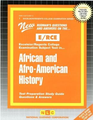 Book cover for AFRICAN AND AFRO-AMERICAN HISTORY