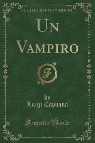 Cover of Un Vampiro (Classic Reprint)