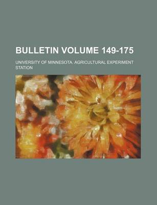 Book cover for Bulletin Volume 149-175