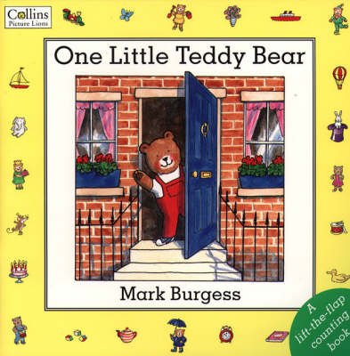 Book cover for One Little Teddy Bear