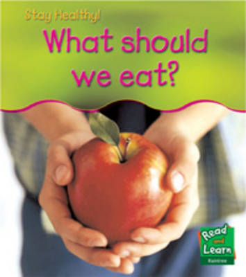 Book cover for What should we eat?