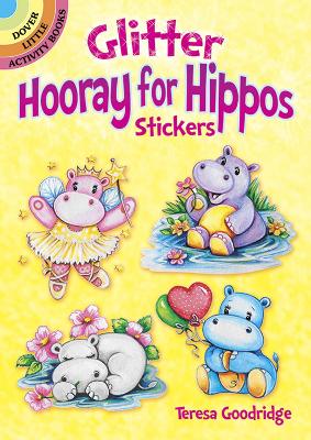 Book cover for Glitter Hooray for Hippos Stickers