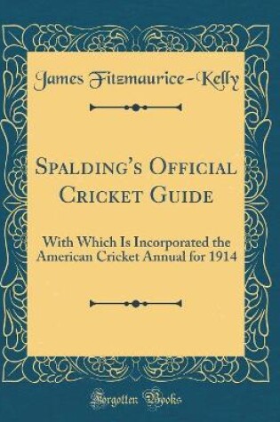 Cover of Spalding's Official Cricket Guide