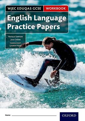 Book cover for WJEC Eduqas GCSE English Language Practice Papers Workbook