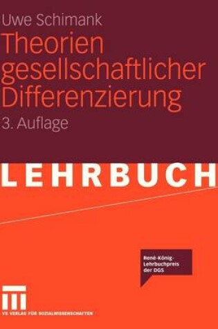 Cover of Theorien Gesellschaftlicher Differenzierung