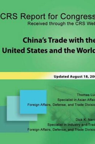 Cover of China's Trade with the United States and the World