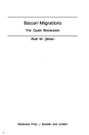 Cover of Bassari Migrations