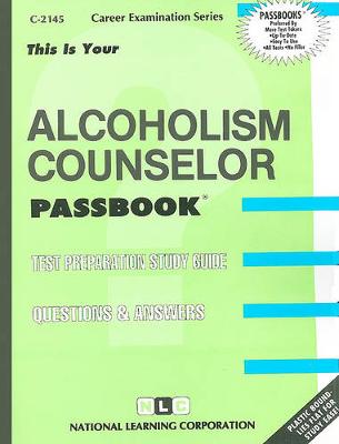 Book cover for Alcoholism Counselor