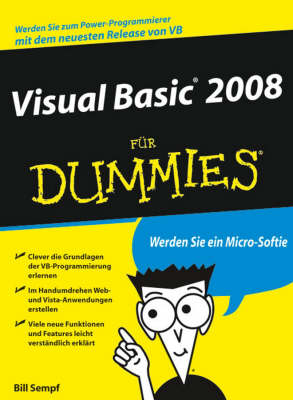 Book cover for Visual Basic 2008 Fur Dummies