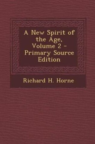 Cover of A New Spirit of the Age, Volume 2