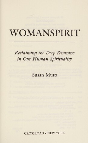 Book cover for Womanspirit