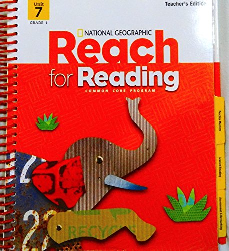 Cover of Reach for Reading Grade 1 Teachers Edition Unit 7