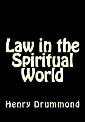 Book cover for Law in the Spiritual World