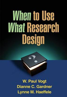 Book cover for When to Use What Research Design